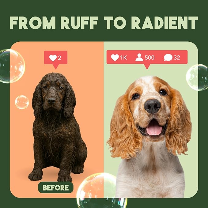 TropiClean Citrus Flea & Tick Shampoo for Dogs, Soothing Bite Relief, Fresh Citrus Scent, Made in the USA, 20oz.