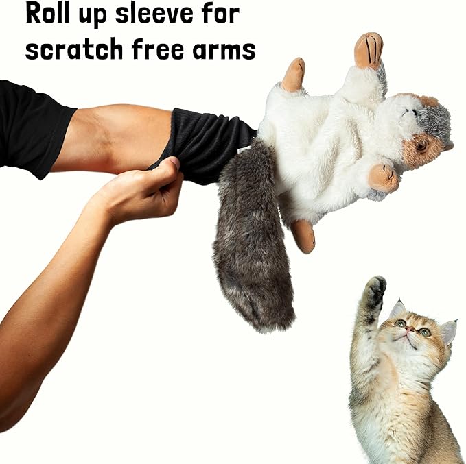 Milunova Pupr Pals Dog & Cat Toy Puppet with Tough Padding for Safe Interactive Play, Protection to Stop Puppy Kitten Biting Hands; for Boredom-Busting Training and Exercise