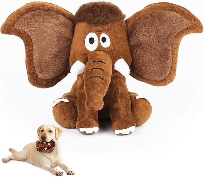 Interactive Plush Dog Squeaky Toys Fun Puppy Toy with Crinkle Paper for Interactive Chew and Play Beat Boredom with This Dog Puzzle Toy for Small Medium Large Dogs