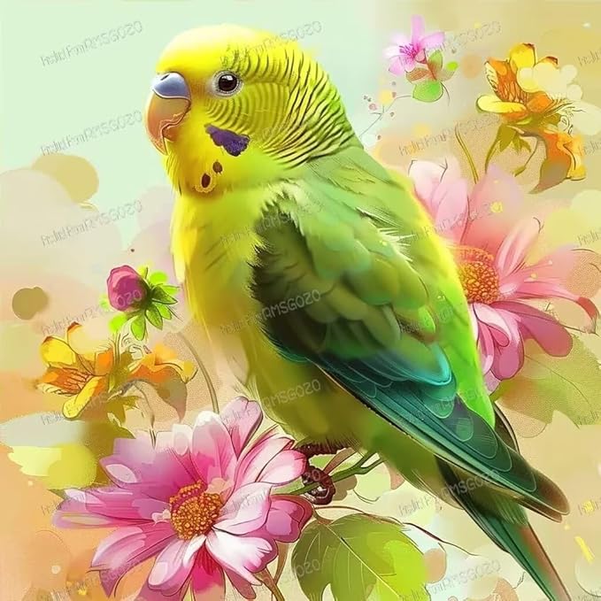Green Parrot Wooden Jigsaw Puzzles 1000 Pieces - 1000 Piece Jigsaw Puzzle 20 X 30 Inches, Fun Indoor Activity - Gift Poster, Patience Enhancing Stress Relief Gifts