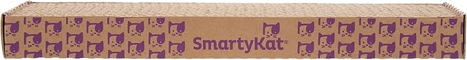 SmartyKat Super Scratcher Corrugated Cat Scratcher, Catnip Infusion Technology - Brown, Single Wide