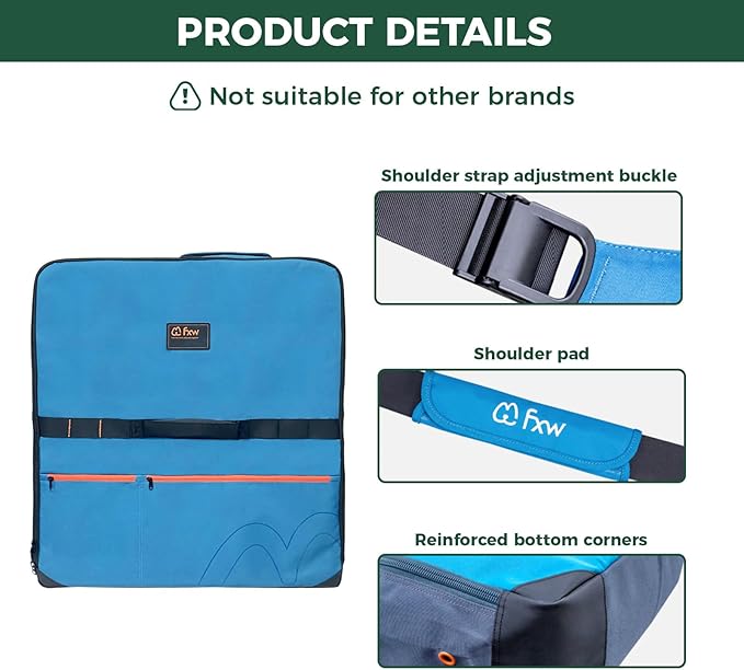 FXW Specialized Dog Playpen Storage Bag (Not Suitable for Other Brands), Designed for RV Trips, Fits 32" H 8 Panels and 9 Stakes│Patented