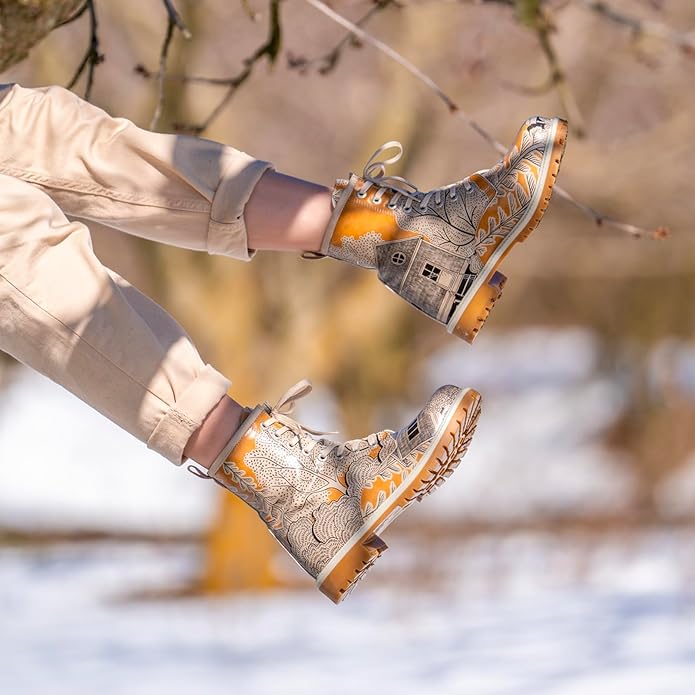 DOGO Long Boots for Women – Vegan Leather and Unique Design Womens Winter Boots, Comfortable and Stylish Womens Boots