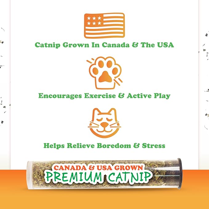 Meowijuana Refillable Cat Toys | Get Spooked - Scarecrow Catnip Toy | Includes Potent Hand Harvested Catnip Grown in North America | Promotes Play and Cat Health