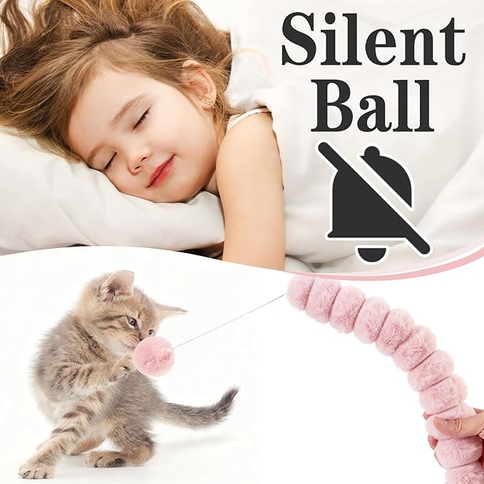 Cat Toy Pillows 3 Pack, Quiet Long Catnip Cat Kicker Toys for Indoor Cats, Interactive Kitten Toys, 14.6in/37cm