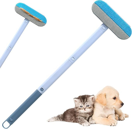 Extra Long 4-in-1 Reusable Pet Hair Remover, Pet Hair Removal Tool, Washable Multifunctional Hair Removal Brush for Furniture,Couch,Carpet,Clothes and Laundry (1Pcs)