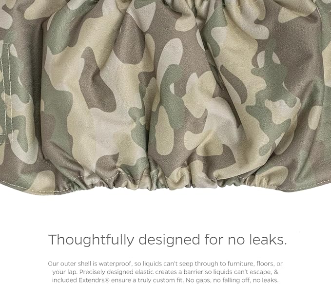 Pet Parents® Washable Belly Bands for Male Dogs (3pack) + Extendrs® of Durable Dog Diapers Male, Premium Male Dog Diapers & Dog Wraps (Small, Camo)