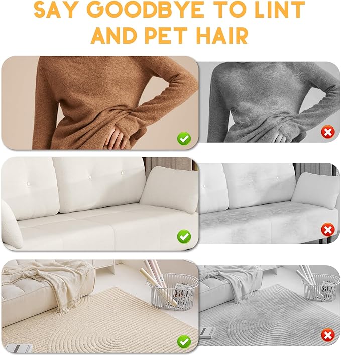 Magic Brush Pet Hair Removal, Upgrated Pet Hair Remover Gloves for Cats Dogs, Efficient Grooming Gloves Brush for Couch, Furniture, Sofa, Clothing, Reusable Pet Hair Removal Tools,1PCS