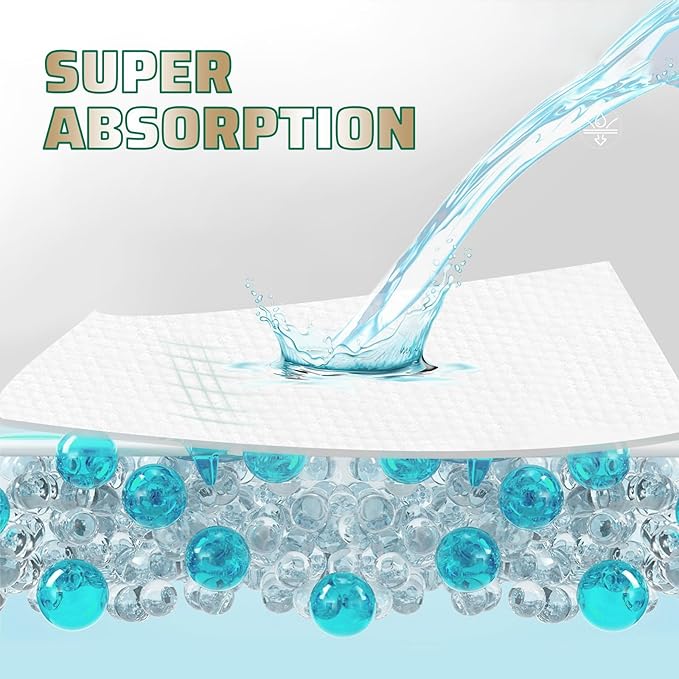 IMMCUTE Dog Diapers Male Small 50 Ct, Male Dog Diapers Disposable with Wetness Indicator, Adjustable Puppy Diapers Male, Flashdry Gel Technology, Male Dog Wraps for Incontinence & Marking