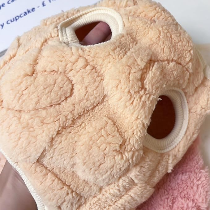 Warm Cat Apparel Cute Fluffy Cat Sweatshirt Cartoon Kitten Winter Coat Pullover Soft Skin-Friendly Knitwear (X-Large, Yellow)