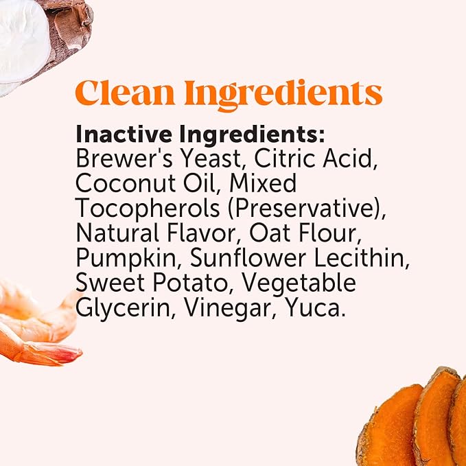 Pet Honesty Hip & Joint Turmeric Health - Joint Supplement for Dogs, Omega-3 Fish Oil, Turmeric to Support Overall Health & Ease Stiffness - Advanced Pet Mobility Support - 90 Ct (Pumpkin)