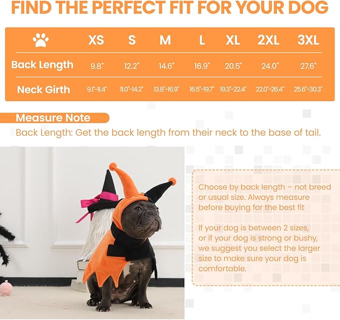 QBLEEV Dog Halloween Costume, Funny Party Circus-Inspired Cosplay with Hood & Cape, Winter Warm Pullover Clothes for Cold Weather, Adjustable Pet Outfit Hoodie for Small Medium Large Dogs