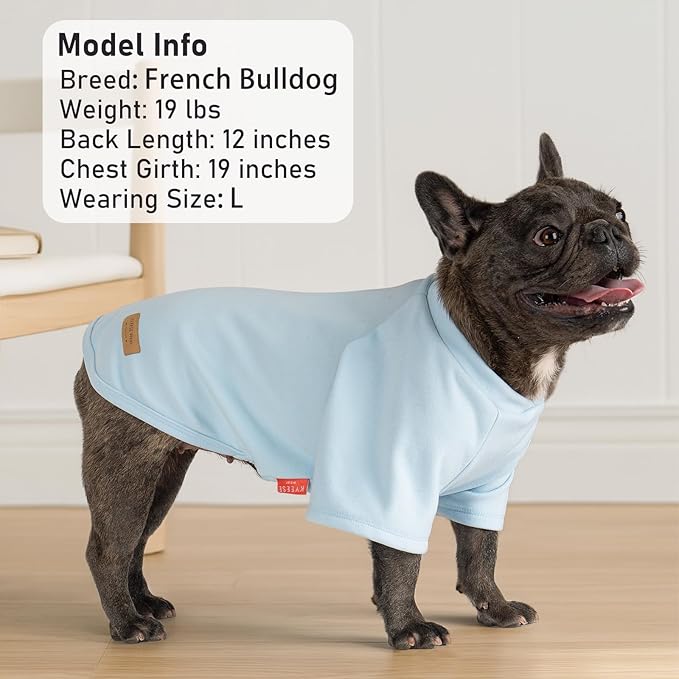 KYEESE 3Pack Dog Sweater Comfy Dogs Sweatshirt Lightweight Dog Sweaters for Small Dogs Male Pullover Pet Coat Stretchy Cat Sweaters Soft Cat Clothes Pet Fleece Sweater with Sleeves for Cold Weather