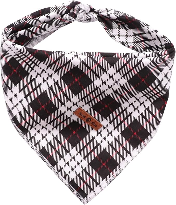 Lionet Paws Dog Bandana Washable Cotton Handkerchief Scarf Triangle Bandana for Small Medium Large Dogs