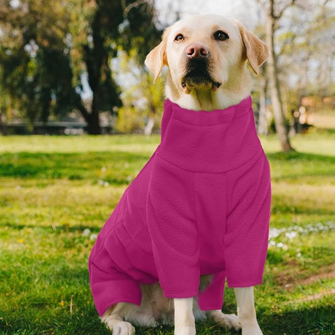 ROZKITCH Dog Jackets for Small Dogs, Pet Windproof Warm Cold Weather Jacket Vest Cozy Jumpsuit Apparel Outfit Clothes for Small Medium Large Dog Walking Hiking Sleep Pink S