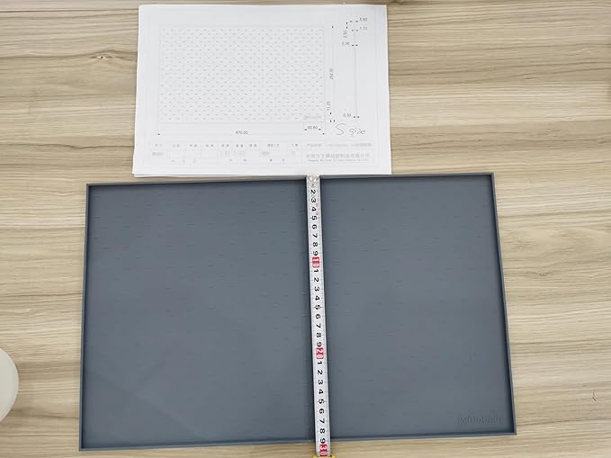 Dog Food Mat - Raised Edges Dogs Mat for Food and Water Prevent Spill, Waterproof Cat Food Mats Protect Floors, Easy Clean Dog Bowl Mats for Food and Water, Silicone Pet Feeding Placemats