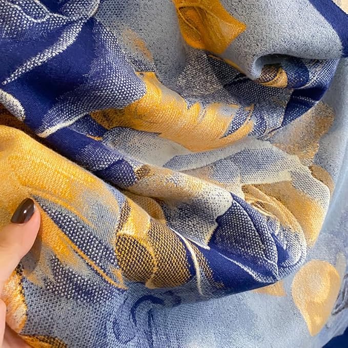 Jeelow Womens Pashmina Shawl Wrap Scarf - Elegant Dressy Evening Poncho Cape for Formal and Wedding Outfits