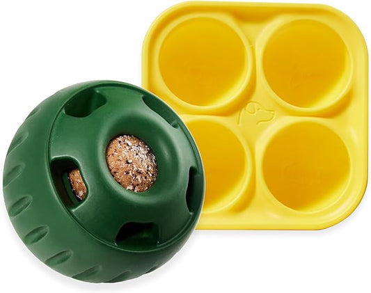 WOOF Pupsicle and Treat Tray - Long-Lasting Interactive Dog Toys and Silicone Dog Treat Mold - Keep Your Pup Busy - Easy to Clean - Toys for Medium and Large Dogs 25-75 lbs