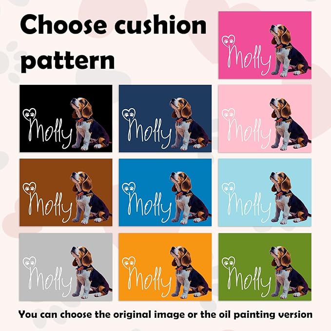 Personalized Dog Cat Food Mat Non-Slip Custom Dog Feed Placemat Water Absorbent Customized PU Mats for Pet Food and Water-Style5
