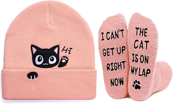 Beanie Hat and Socks for Winter