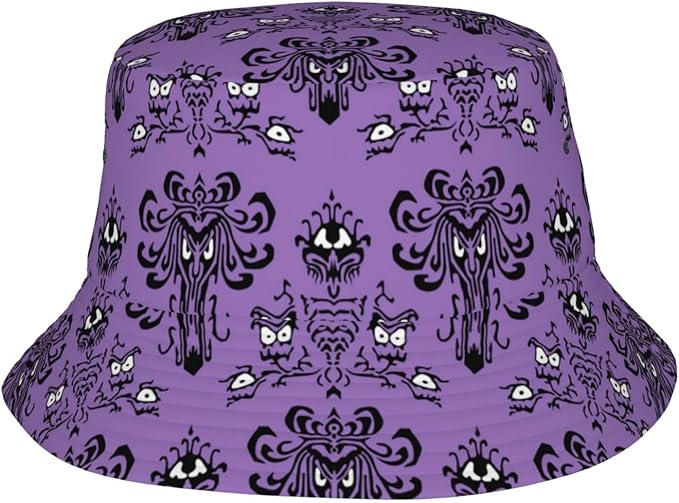 Psychedelic Bucket Hat Fisherman Cap for Women Men, Trippy Art Casual Travel Beach Sun Hats for Summer