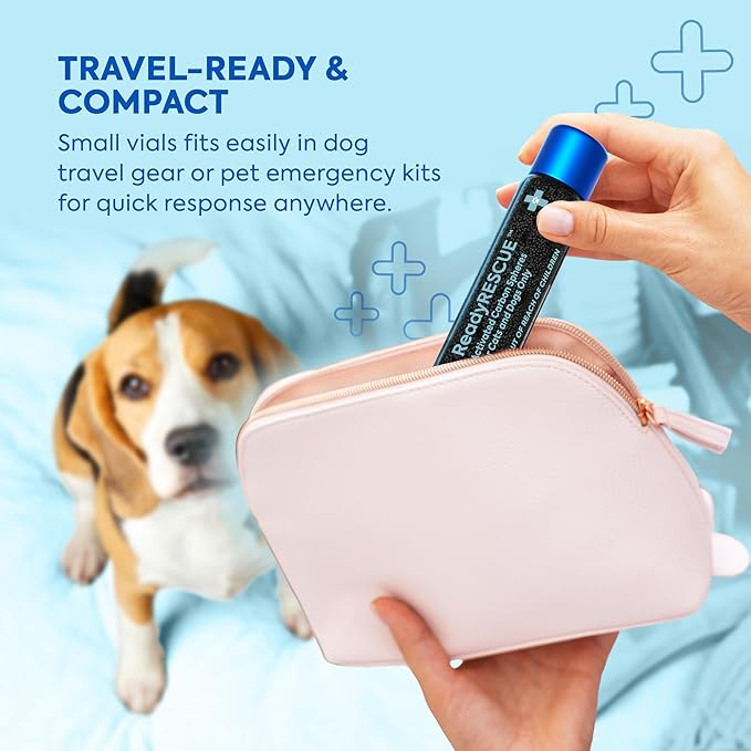 Dr. Cuddles ReadyRESCUE - Dog First Aid Kit Essential - Activated Charcoal Detox for Dogs, Cats, Pets - Animal First Aid Kit - Dog Medical Emergency Kit - Dog Travel Essentials - 30g (1 Vial of 30g)
