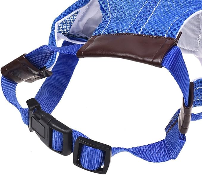 Pet Dog Baseball Cap Sport Cap Hat - Outdoor Hat Sun Protection Summer Cap for Small Medium Large Dog (Small Cap, Blue)