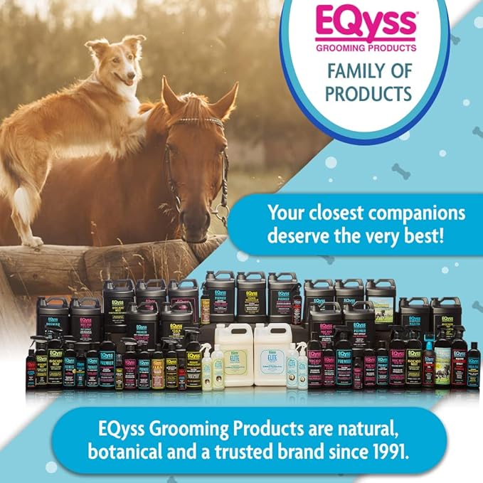 EQyss Premier Pet Conditioner - Moisturizes, Softens, & Conditions Dry Coat & Hair, Detangles & Adds Shine - for all Dogs, Cats, Puppies (16 oz)