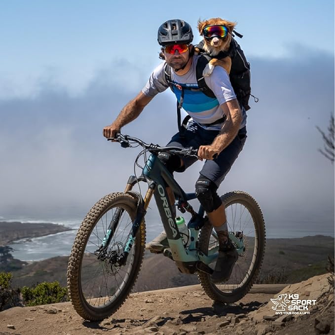 K9 Sport Sack Knavigate - X-Large, Lunar Rock - Ideal for Dogs with 23-25” Back Length - Adjustable, Backpack-Style Carrier with Internal Frame & Padded Hip Belt