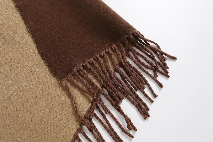 Jeelow Womens Pashmina Shawl Wrap Scarf - Elegant Dressy Evening Poncho Cape for Formal and Wedding Outfits