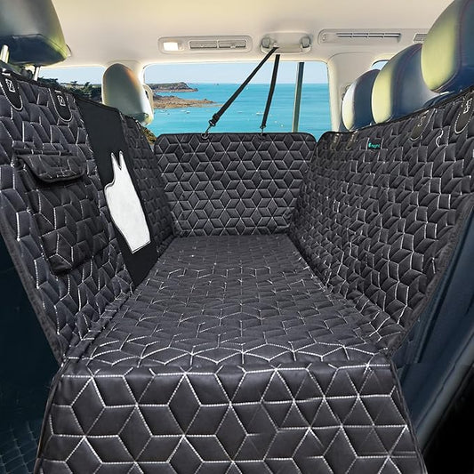 Dog Seat Covers for SUV Back Seat,100% Waterproof Dog Hammock for Car, 600D Heavy Durable Backseat Cover for Dogs in Car, Back Seat Cover for Midsize SUV Highlander/Pilot/Outback/Explorer/Cherokee
