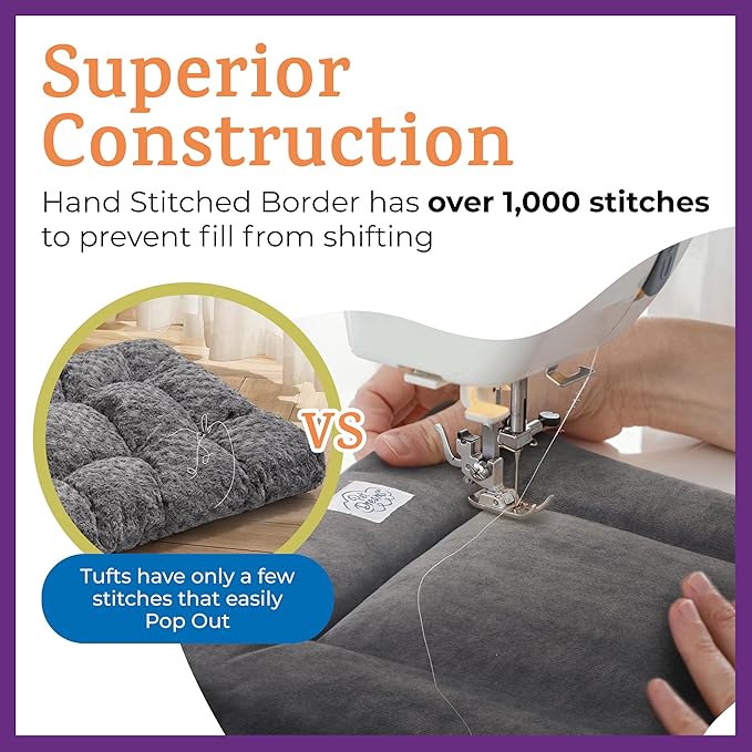 Pet Dreams Dog Crate Pad - Washable Kennel Mat, Crate Pads for Dog Cages, Non-Toxic, Flat Indoor Cat Bed, Fits iCrate 18, 24, 30, 36, 42, 48 Inches (Grey, X Small, 18")