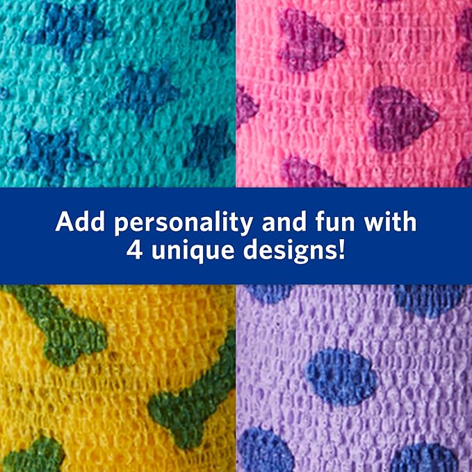 PetFlex Pet Pack – Flexible Self-Adhering Elastic Bandage for Wound Care – First Aid Wrap for Small Animals Like Dogs, Cats, and Other Pets - 2 inch, 6 Rolls