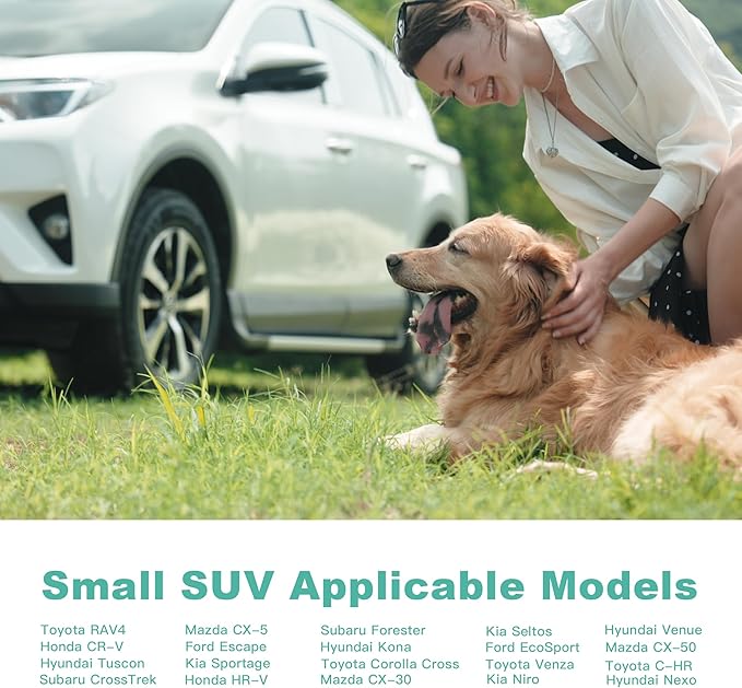 Dog Car Seat Cover for Back Seat, Waterproof RAV4 Backseat Cover for Dogs in Car Heavy Duty Nonslip Back Seat Cover Protector for Rav4/Honda CR-V/Subaru CrossTrek/Mazda CX5/Hyundai Tuscon