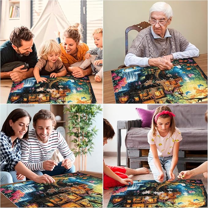 Puzzles for Adults 500 Pieces, Nature Jigsaw Puzzles 500 Piece for Adults Kids Seniors, Challenging Puzzle Perfect for Game Nights, Great Gift for Jigsaw Puzzle Lovers, Size: 20.5" x 15"