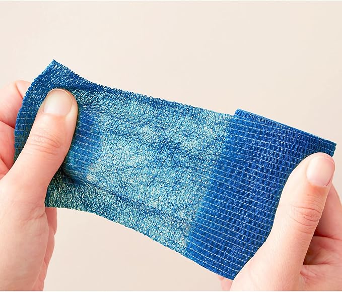 Juvale Self-Adherent Cohesive Bandage Wrap - Joint Support & Vet Wrap for Horses - Versatile First Aid & Pet Bandage - Athletic Compression & Stretch Tape - 3 in x 6 yd, Pack of 12, 6 Colors