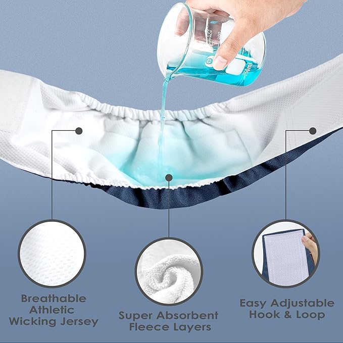 wegreeco Washable Male Dog Belly Band (Stylish Pattern)- Pack of 3 - Washable Male Dog Belly Wrap, Dog Diapers Male (Blue, Green, Black, Medium)