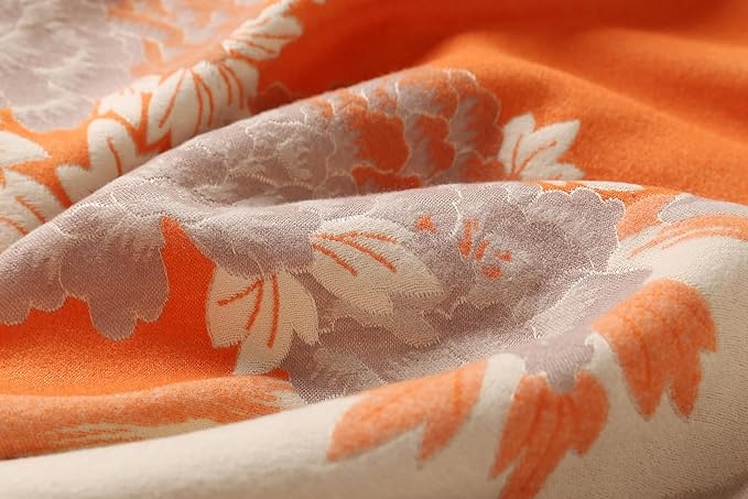 Jeelow Womens Pashmina Shawl Wrap Scarf - Elegant Dressy Evening Poncho Cape for Formal and Wedding Outfits