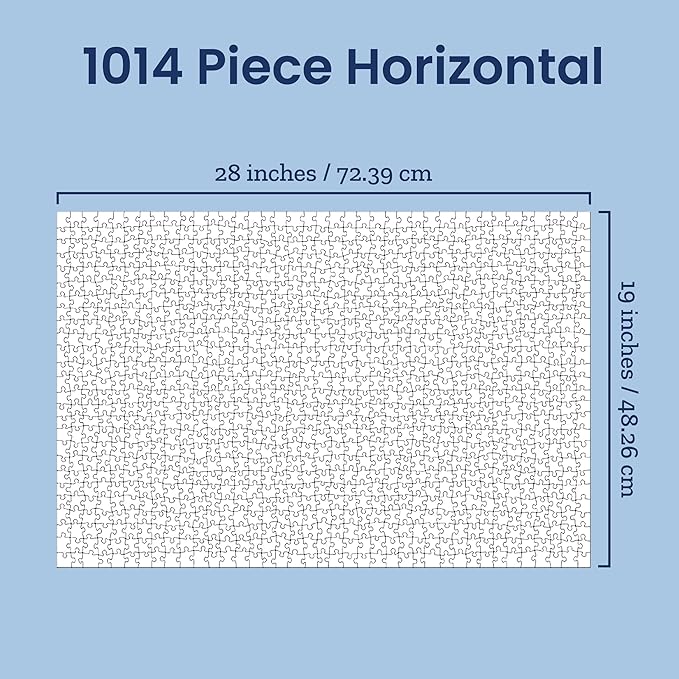 Photo Puzzle, Pet, Wedding, Family Reunion Puzzle | 1000 Piece, Custom Jigsaw Puzzle for Adults (Horizontal/Landscape) | 30" x 20" | I See Me!