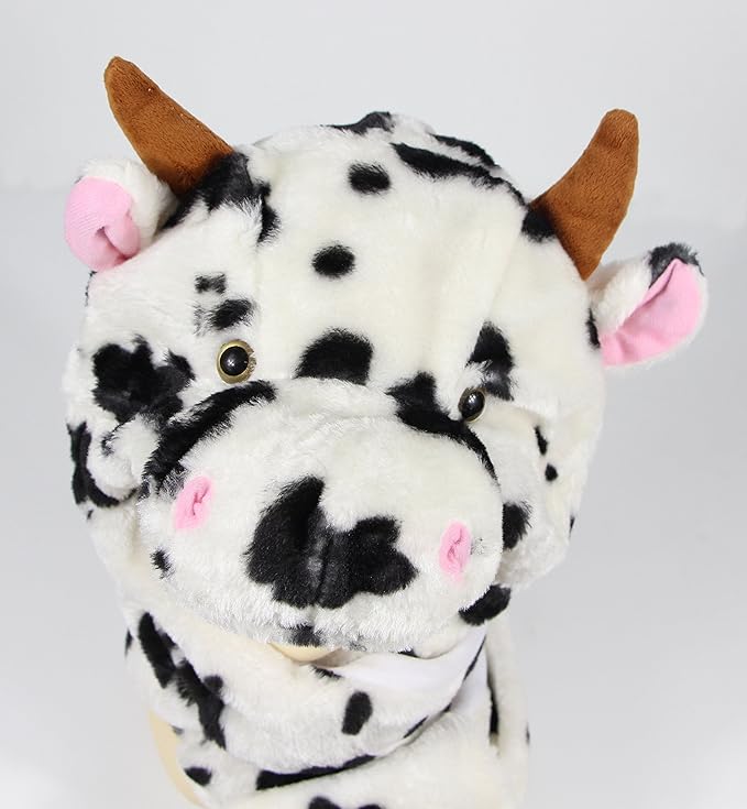 Plush Novelty Animal Hat: One Size Fits All Adults & Children/Soft, Warm Beanie Hat