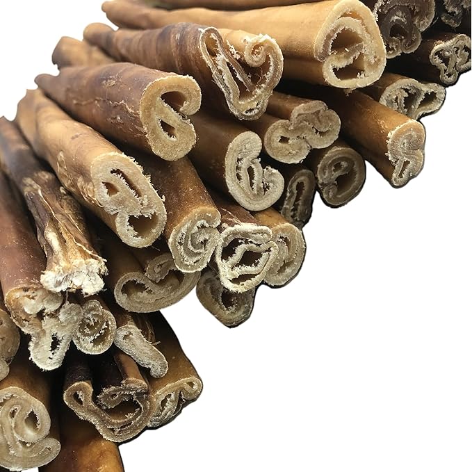 Wild Wolf 12-inch CollaBully Sticks (12 Pack) Part Bully Stick and Part Collagen Stick - Double The Flavor and Nutrients - 100% Natural Dog Chew Treat - Lab-Tested and Packed with Love in The USA