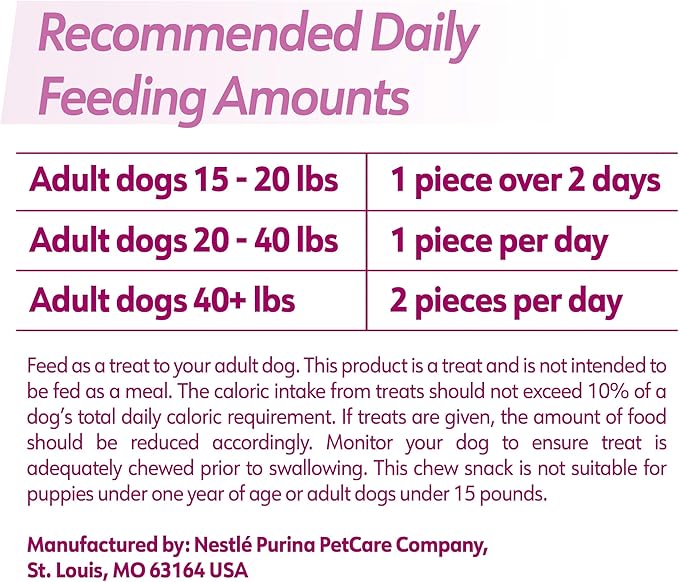 DentaLife Plus Digestive Support Dog Treats for Small and Medium Dogs, Cleans Teeth, Freshens Breath, & Supports Healthy Gut, Chicken & Pumpkin Flavor, 14.4 oz., 19 Chews - 19 ct. Pouch