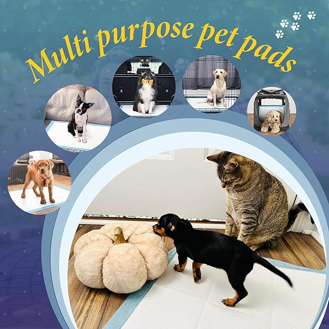 TBM Puppy Pads 100 Count - 23.6" x 23.6" - Super Absorbent Pee Pads for Dogs - Premium Leak-Proof - Pets Potty Training Essentials - Disposable Quick- Dry Pads for Puppies | Cats | Rabbits