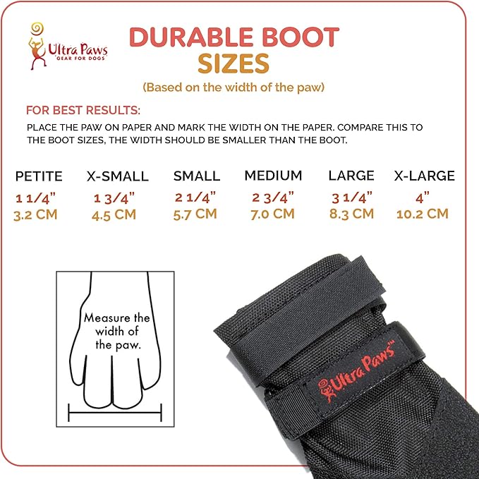 Durable Dog Paw Protector|Dog Boots|Dog Shoes|Black Light Duty Heat, Water Resistant Dog Booties for hot Pavement for Large Dogs (Size 8)