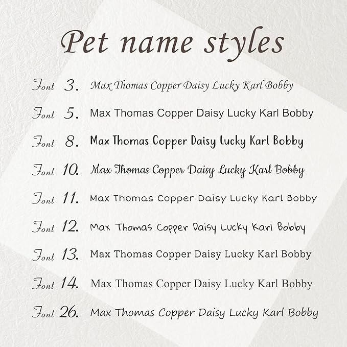 Anavia Slide On Silent Pet ID Tags, S/M/L/XL Personalized Black Stainless Steel Colored Silicone Cat Dog Name Tag, Customized Engraved Nameplate, Quiet Chew-Proof Pet Collar Tag (Black, Small)