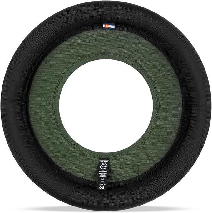 OllyDog Super Flyer Dog Frisbee Toy, 11" – Durable, Lightweight & Water-Resistant Flying Disc – Soft on Teeth & Gums – Floats on Water – Outdoor Fetch Toy for Medium & Large Dogs (Winter Moss)