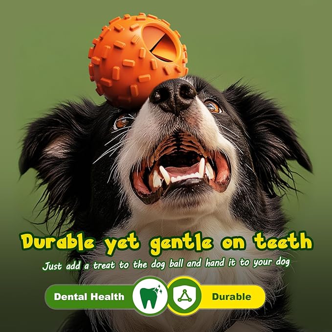 Dog Puzzle Toy 2 Pack – Cognitive Dog Treat Toy,Interactive Dog Toys for Treat Dispensing, Slow Feeder for Mental Stimulation & Anxiety Relief, Puppy Training Toy, Natural Rubber