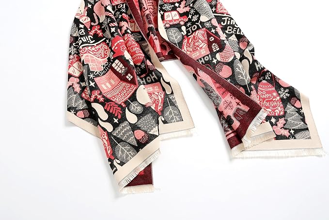 Jeelow Womens Pashmina Shawl Wrap Scarf - Elegant Dressy Evening Poncho Cape for Formal and Wedding Outfits