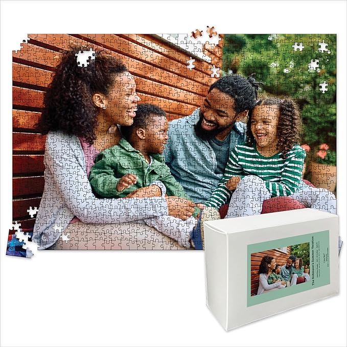 Photo Puzzle, Pet, Wedding, Family Reunion Puzzle | 1000 Piece, Custom Jigsaw Puzzle for Adults (Horizontal/Landscape) | 30" x 20" | I See Me!