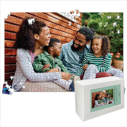 Photo Puzzle, Pet, Wedding, Family Reunion Puzzle | 1000 Piece, Custom Jigsaw Puzzle for Adults (Horizontal/Landscape) | 30" x 20" | I See Me!